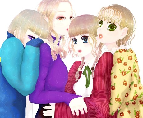 あなたが望むままのイラストを描きます 艶やかで鮮やかな美少女はいかがですか？ イメージ2
