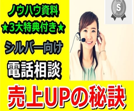 ココナラ電話相談☎売上を伸ばす秘訣こっそり教えます 資料特典付❗シルバーランクからの売上アップを支援する相談 イメージ1