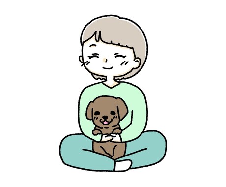 ゆるくてふんわり/かわいい手描きアイコン作成します 優しい印象や柔らかい印象のテイスト イメージ2