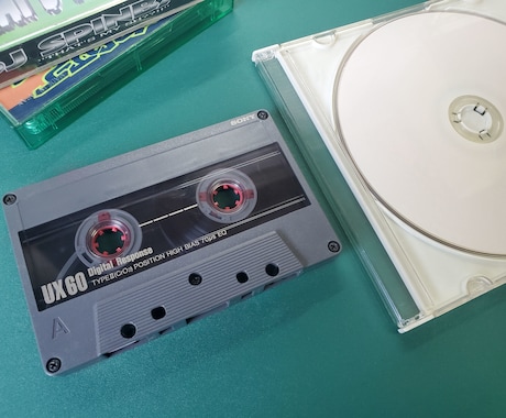 カセットテープからデジタル化・CDを作成します 高音質のハイレゾで
