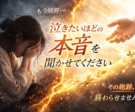 彼が隠している本音を優しく読み解きます 誰にも言えない苦しさに寄り添う鑑定 イメージ2