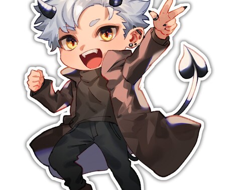 ちんまり可愛いイラスト描きます デフォルメ、ミニキャラなど制作します！ イメージ1