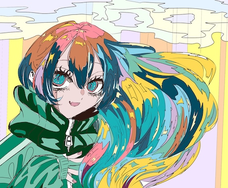 パソコンの背景などに使える高解像度の絵を描きます 値段以上のものを完成させることをご約束します！ イメージ1