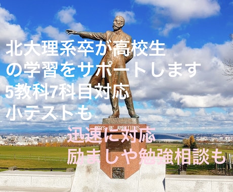 北大卒が3ヶ月間高校生の学習を指導します チャットで迅速かつ親身に毎日管理、指導致します。 イメージ1