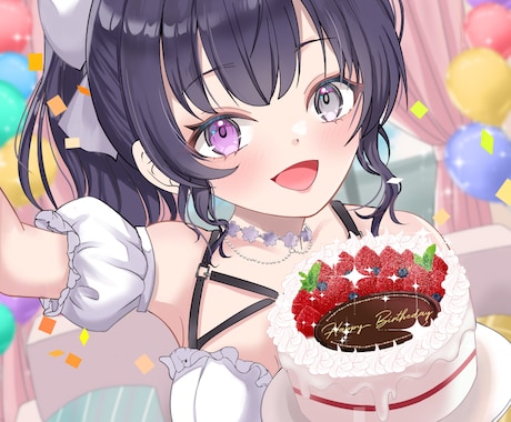 アイコン、一枚絵☆立ち絵、目を引くイラスト描きます イメージ1