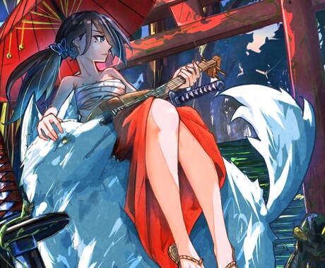 かわ、かっこいいイラスト描きます 背景ありからオリジナルキャラクターまで幅広く承ります！ イメージ1
