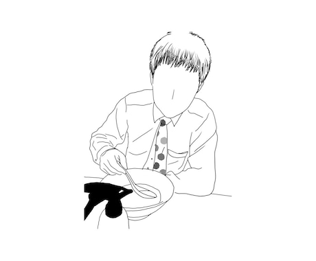 写真からおしゃれ風イラストをかきます イメージ1
