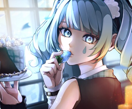 ご予算内で可愛いイラスト描きます アイコン、立ち絵、様々な用途に対応 イメージ2