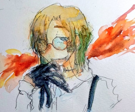 水彩ハガキを描きます イメージ1