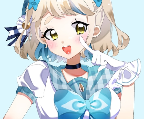 インターネット活動者さん向けのイラスト制作します キャラクターに合わせた、丁寧でこだわりの1枚★ イメージ1