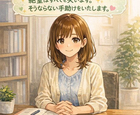 日々の不満や不安をお聞かせ願います 絶望はすべてを失います。そうならない手助けをいたします。 イメージ1