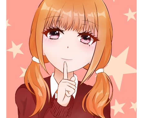 アニメ調2次元イラスト、制作します あなたのオリキャラや分身、イメージイラストなど描きます！ イメージ1