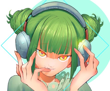 美少女キャラクターイラスト・アイコンを作成します 「このコ」をカタチに！高解像度！ イメージ2