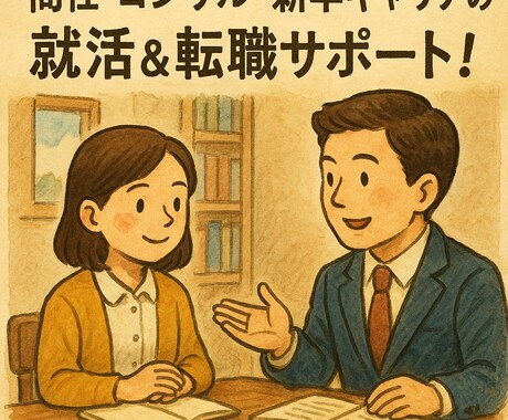 商社やコンサルへの転職活動を徹底支援します 伊藤忠から三菱商事へ転職した営業が面接練習に付き合います。 イメージ1