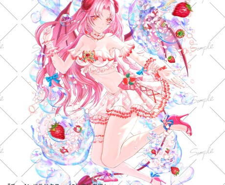 キャラクター立ち絵を制作します かわいい〜綺麗〜かっこいいまで、幅広く対応可能です！ イメージ2