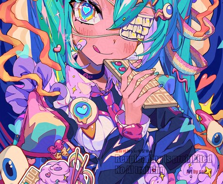 あなたのキャラクターをスイーツアレンジします SDキャラ、等身イラスト共にお好みのスイーツにアレンジします イメージ2