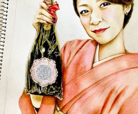 お好きなイメージカラーで描かせていただきます プレゼントカード&プロフィールなどにいかがでしょうか☆ イメージ2