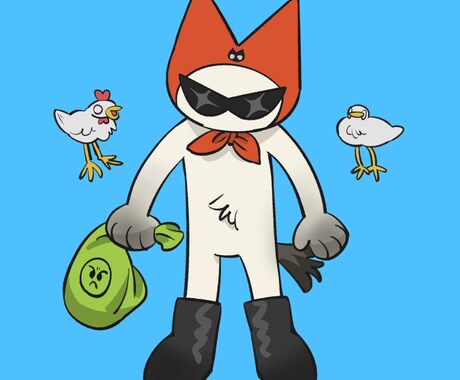 かっこよくてゆるーい動物をキャラデザします あなただけのオリジナルイラスト イメージ2