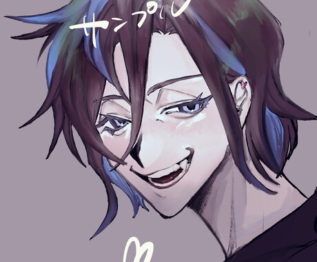 SNS用アイコン描きます オリジナルキャラクターのアイコンなど‼️ イメージ1