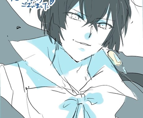 アニメ原画風のイラスト制作致します 個人鑑賞、プレゼント、サムネイル、SNSアイコンヘッダーなど イメージ2
