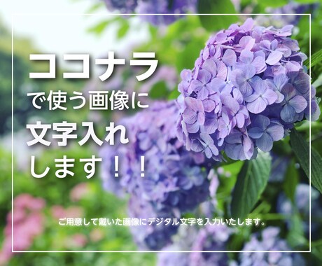 文字入れします ココナラで使う画像に文字入れします！ イメージ2