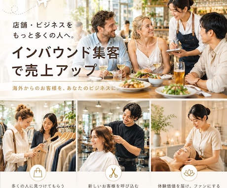 インバウド集客！英語集客SEO・OTA 等します イメージ1