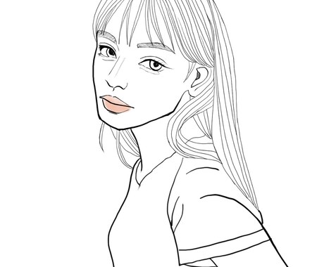 お写真を元に線画アイコンを描きます 写真をイラスト化し、おしゃれでシンプルなイラストを作成します イメージ2