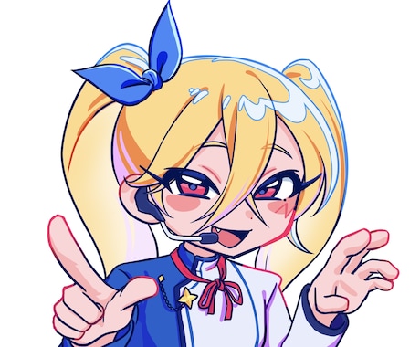 ポップでかわいいアイコンイラストや1枚絵を描きます ポップ＆ビビッド！SNS用アイコン・一枚絵制作します イメージ2