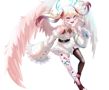 SNSアイコン/TRPGで使えるイラスト承ります 天使や獣人等を可愛いタッチで描きます！ミニキャラも可 イメージ2