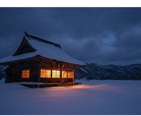 北国の祖母カヨの言葉を、孫のサヤが代筆します 雪深いお堂から、あなたのための祈りと手紙を【先着3名様限定】 イメージ2
