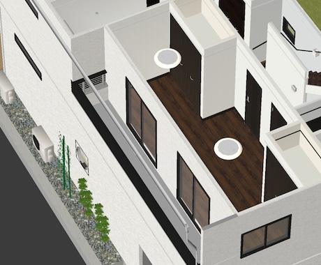 住宅平面間取り図を3Dイメージで立体化します 新築やリフォーム検討中の方、3D間取り図イメージ作成します イメージ2