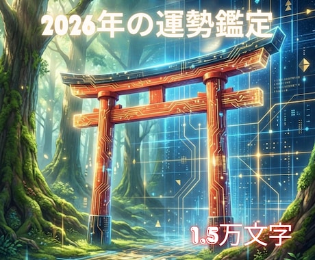 総合運◆2026年の運勢と構造分析します 霊視で2026年のバイオリズムと転機を物理的・構造的に解体 イメージ1