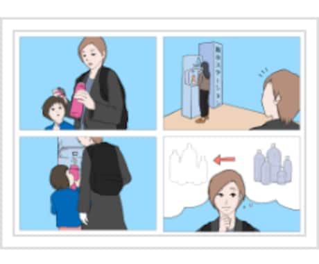サービスの体験イメージボード作成します イメージ1