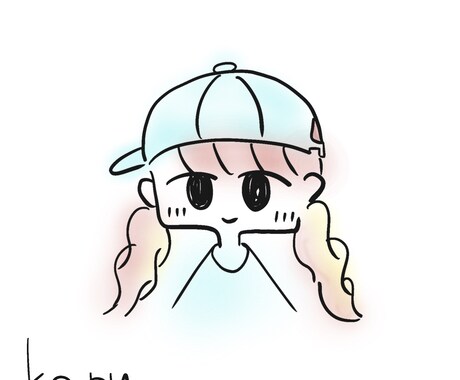 ゆるふわで温かいアイコンを作ります シンプルで可愛いアイコンを作成します٩(*´︶`*)۶ イメージ2