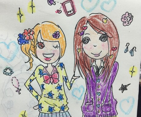 娘さんを持つお母様！小学生向けのぬり絵、作成します！ イメージ2