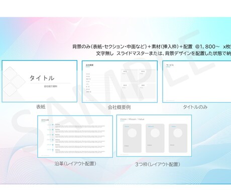 PowerPoint：ファイルまるごと対応致します パワポブラッシュアップ（見積必須:金額相談/最低枚数10枚） イメージ2