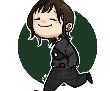 SNSアイコン作成します 似顔絵またはご自身で考えたキャラでアイコンを作成します！ イメージ2