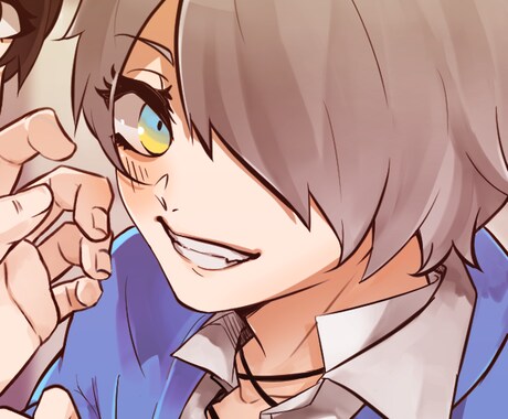理想のSNSアイコン制作します 美麗な男の子から可愛い女の子まで描けます イメージ2