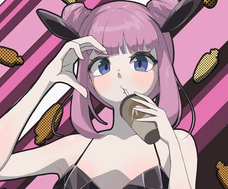 アイコン用等イラスト制作致します オリキャラ、アイコン、1枚絵依頼受付ます！(最大5名まで) イメージ2