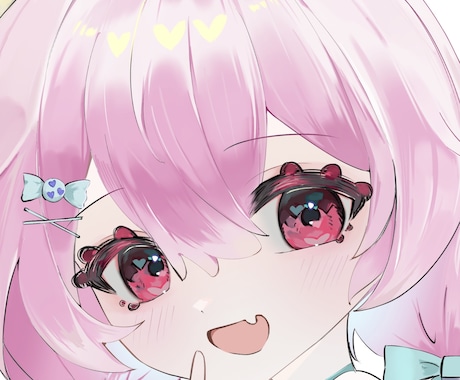綺麗で可愛い♡アイコン/イラスト描きます 透明感のある可愛い女の子を描きます！修正無制限です！ イメージ2