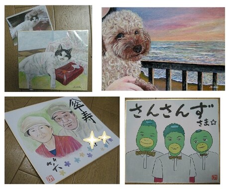 手描きで絵を描きます ご要望に合わせ、手描きで、絵を描きます♪ イメージ1