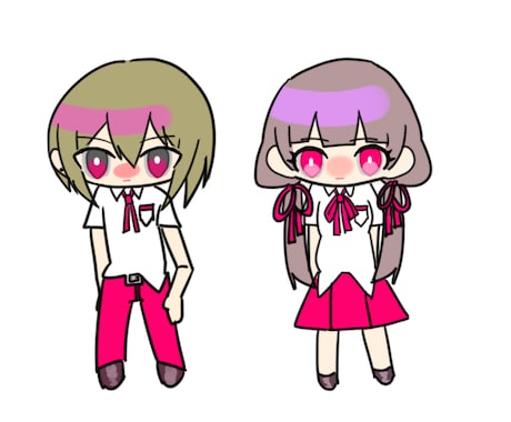 ちみっこくて可愛いミニキャラを書きます 魅力的なミニキャラをあなたに！ イメージ2