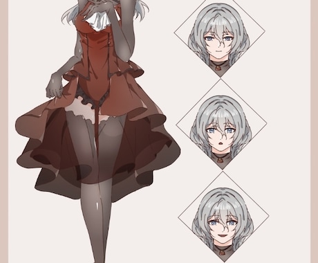 動画用・立ち絵用イラスト制作致します 商用利用OK 公式風イラストが得意です イメージ2