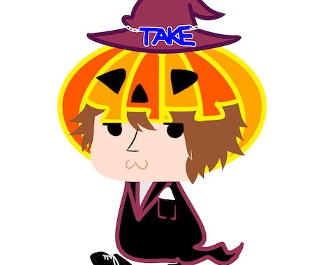 ハロウィン仕様！アイコンをデフォルメで描きます ハロウィン用にアイコンを変えたい人、プレゼント用にも！ イメージ2