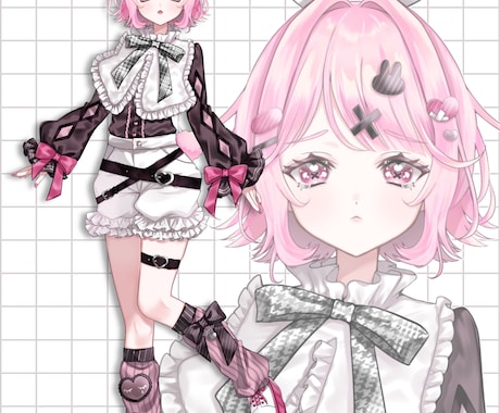 魂募集！完成品IRIAM動作確認済立ち絵販売します 商用利用可|限定１名|ver.3で動作確認済み|表情差分付き イメージ2
