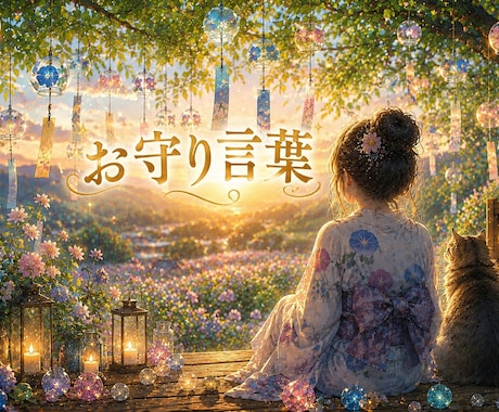 お守り言葉★守護の存在とつながりお伝えします 心が疲れたときにあかりを灯すふっと軽くなる言葉 イメージ1