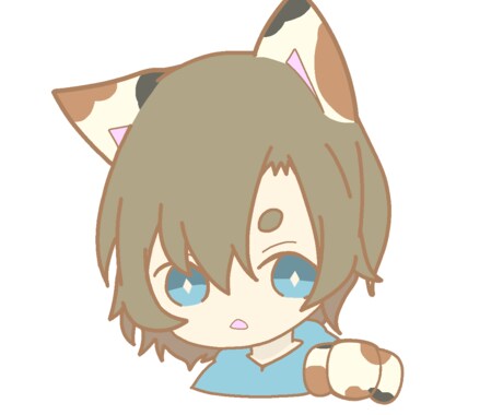 ちびキャラ(バストアップ)描きます 低価格でケモ耳のちびキャラアイコンを描きます イメージ2