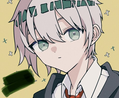 線画のハッキリしたアイコン描きます 淡い色ですっきりとしたアイコンを描きます イメージ2
