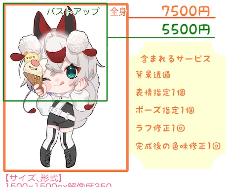 商用利用可★カラフルで可愛いミニキャラを描きます YouTube用に撮影を許可してもらえれば500円OFF！ イメージ2