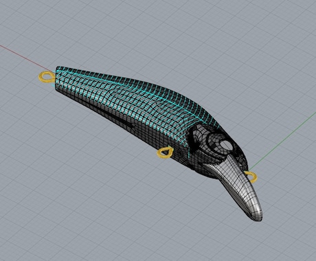 ルアーの3Dデザイン、設計をします 量産を見据えた製品設計データが必要な方へ イメージ1